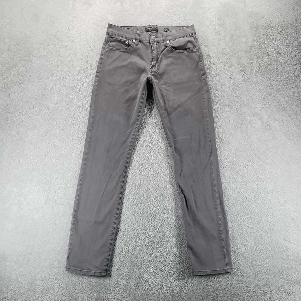 Lucky Brand Jeans Mens 29x30 Gray 121‎ Slim Straight Medium Wash Stretch Comfort